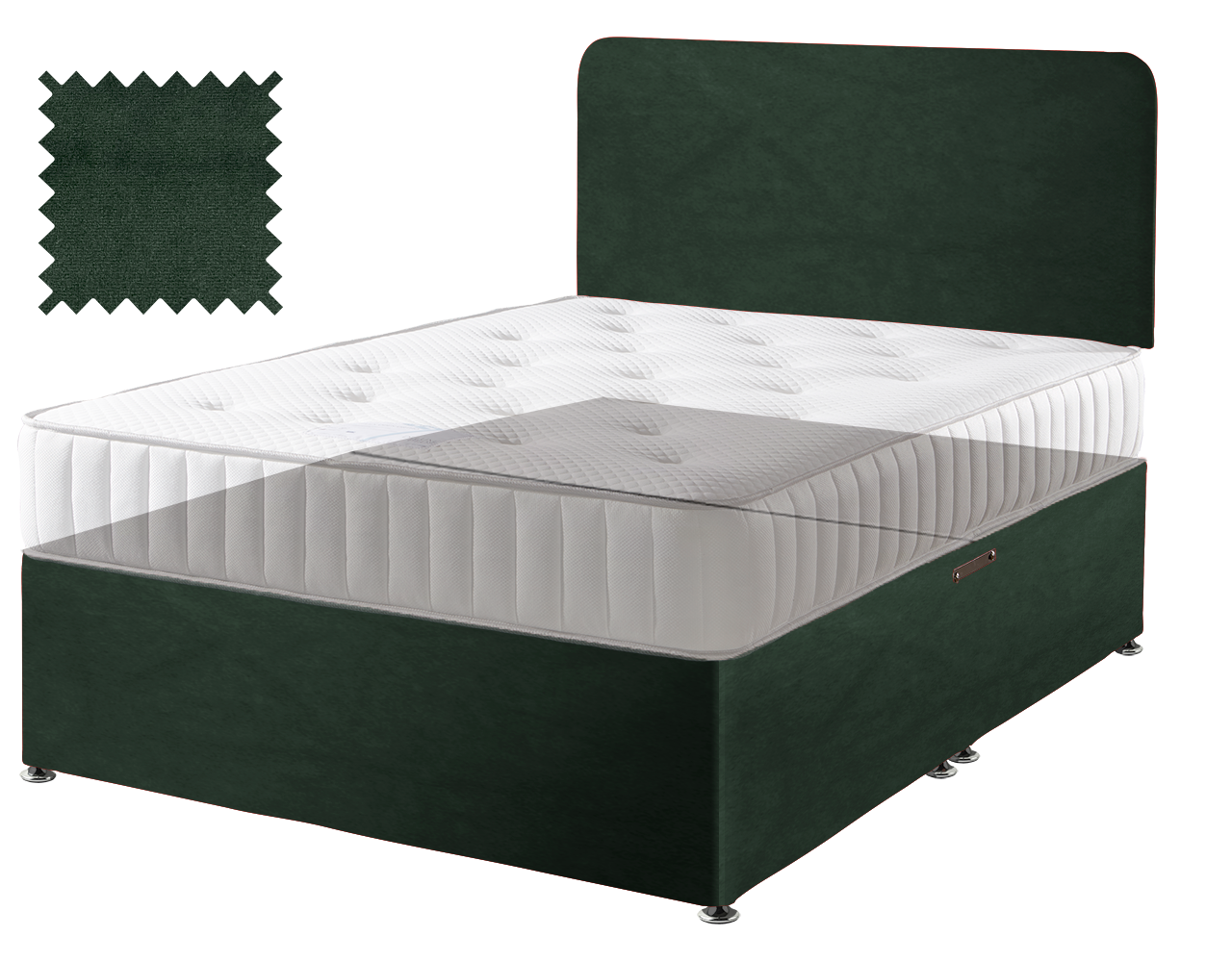 Premium Malia Green Contract Divan