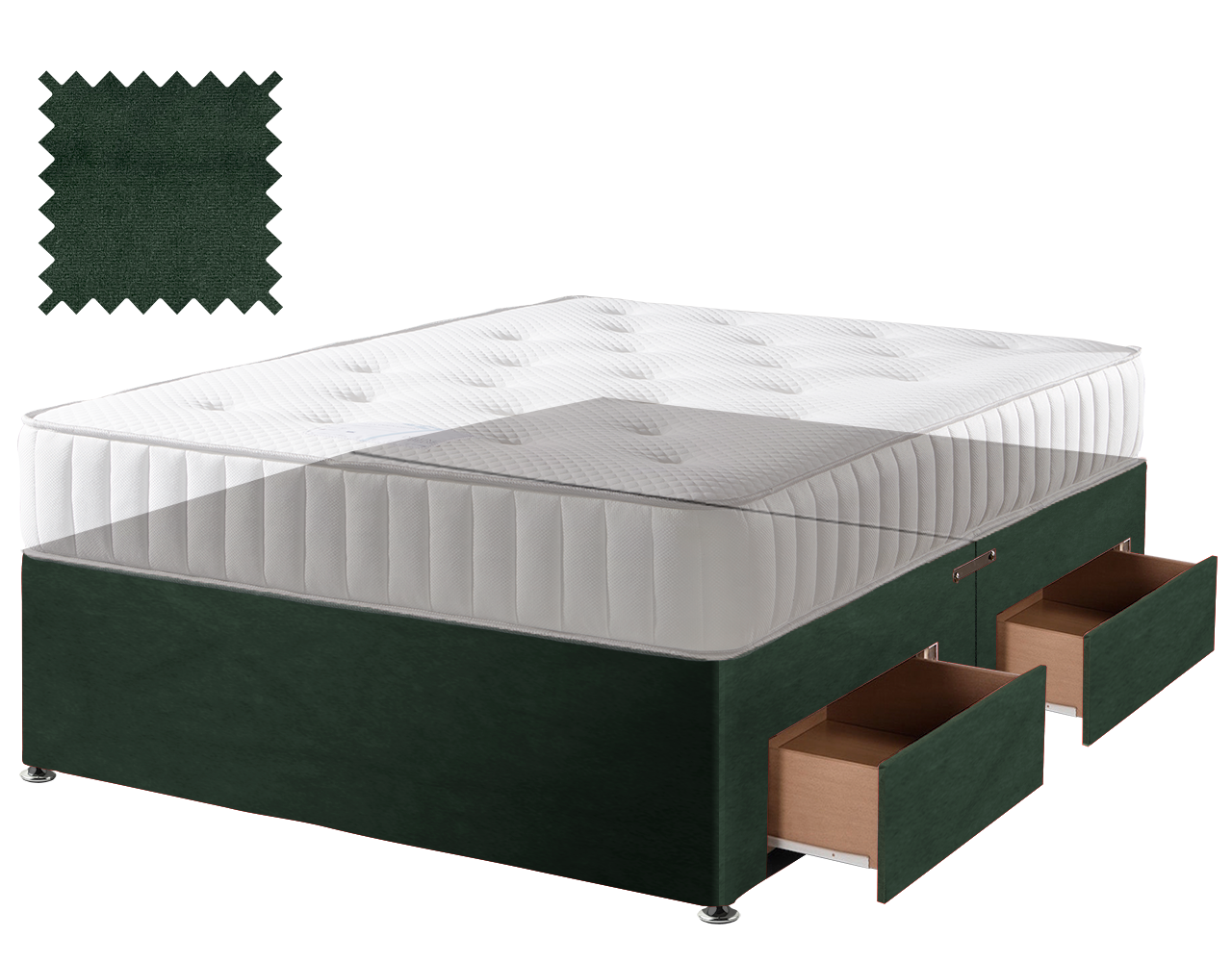 Premium Malia Green Contract Divan