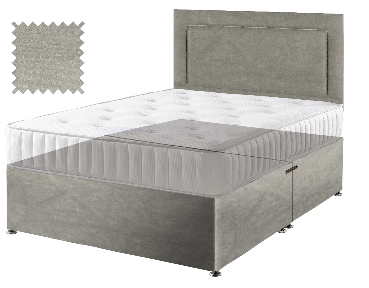 Premium Malia Silver Contract Divan