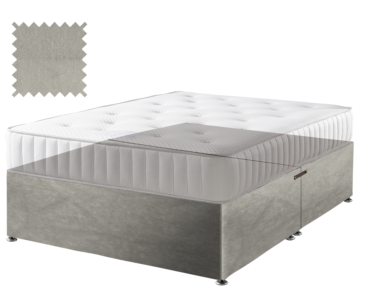 Premium Malia Silver Contract Divan