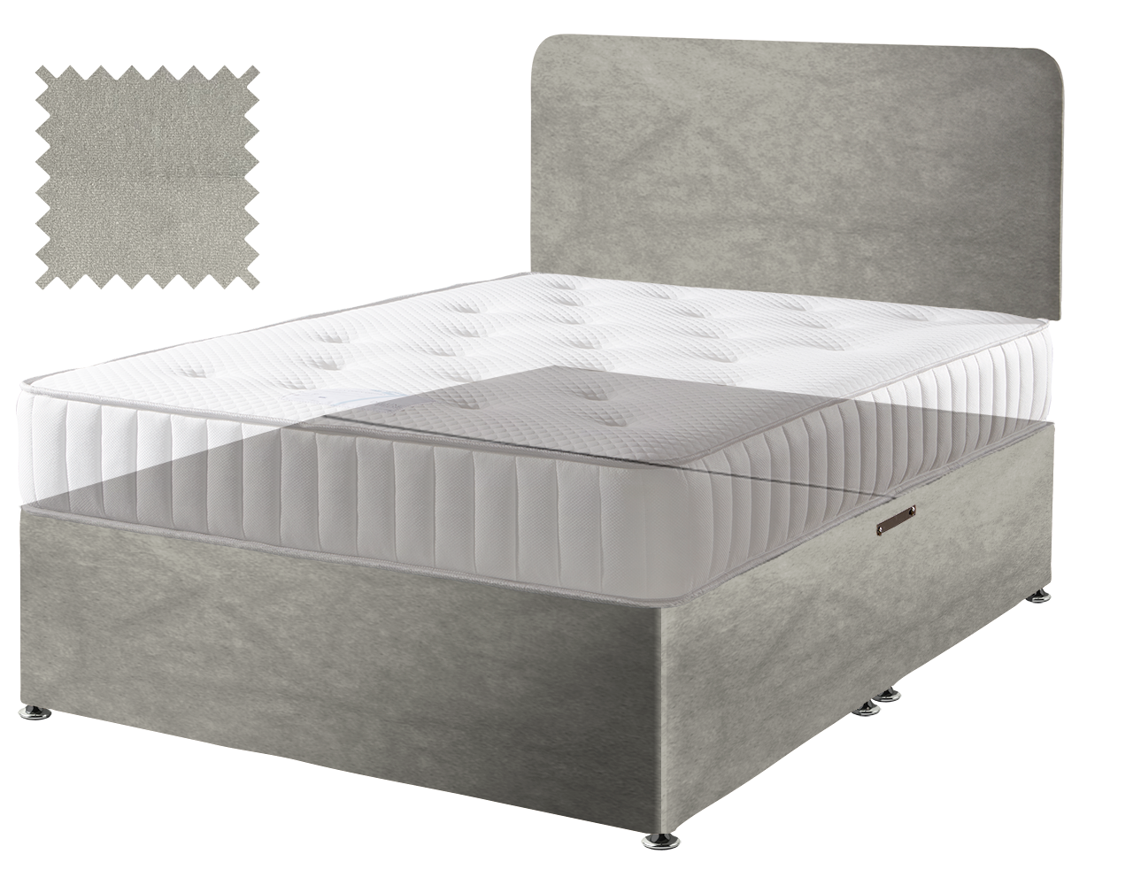 Premium Malia Silver Contract Divan