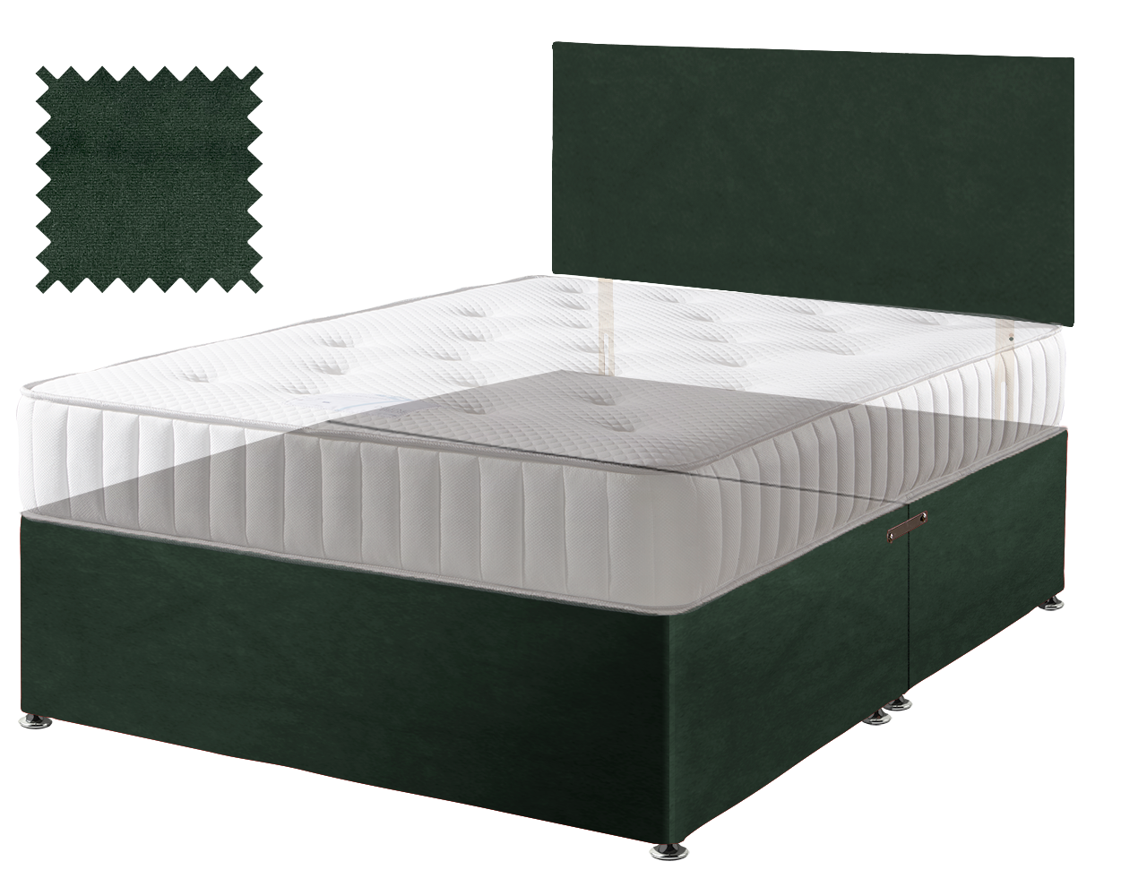Premium Malia Green Contract Divan