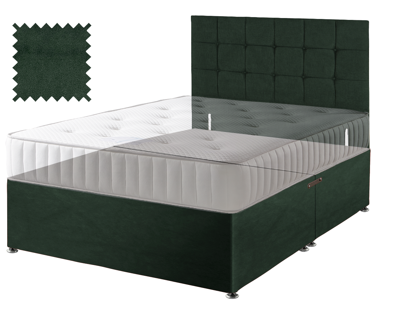Premium Malia Green Contract Divan