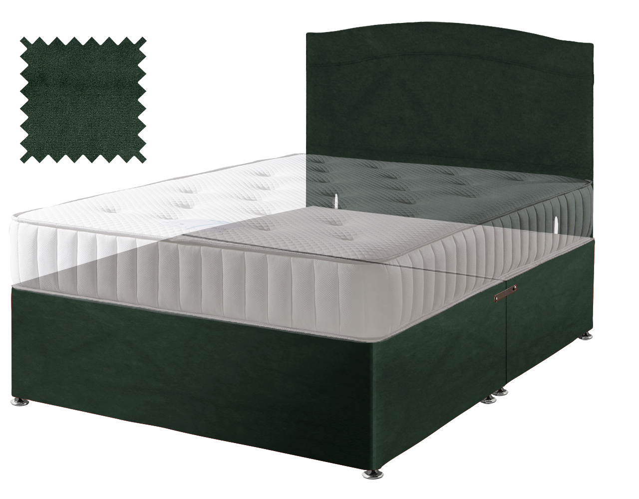 Premium Malia Green Contract Divan