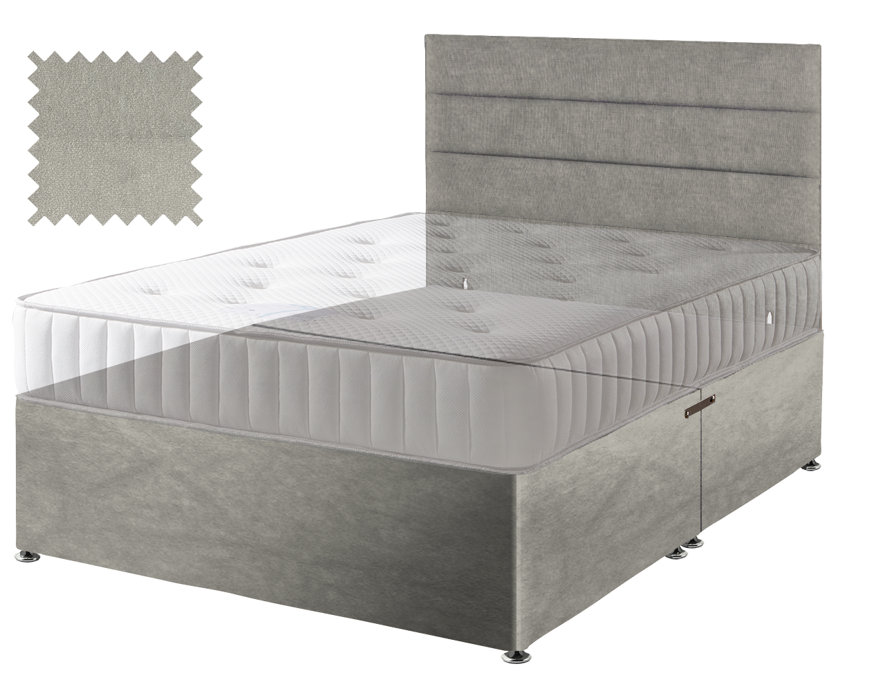 Premium Malia Silver Contract Divan