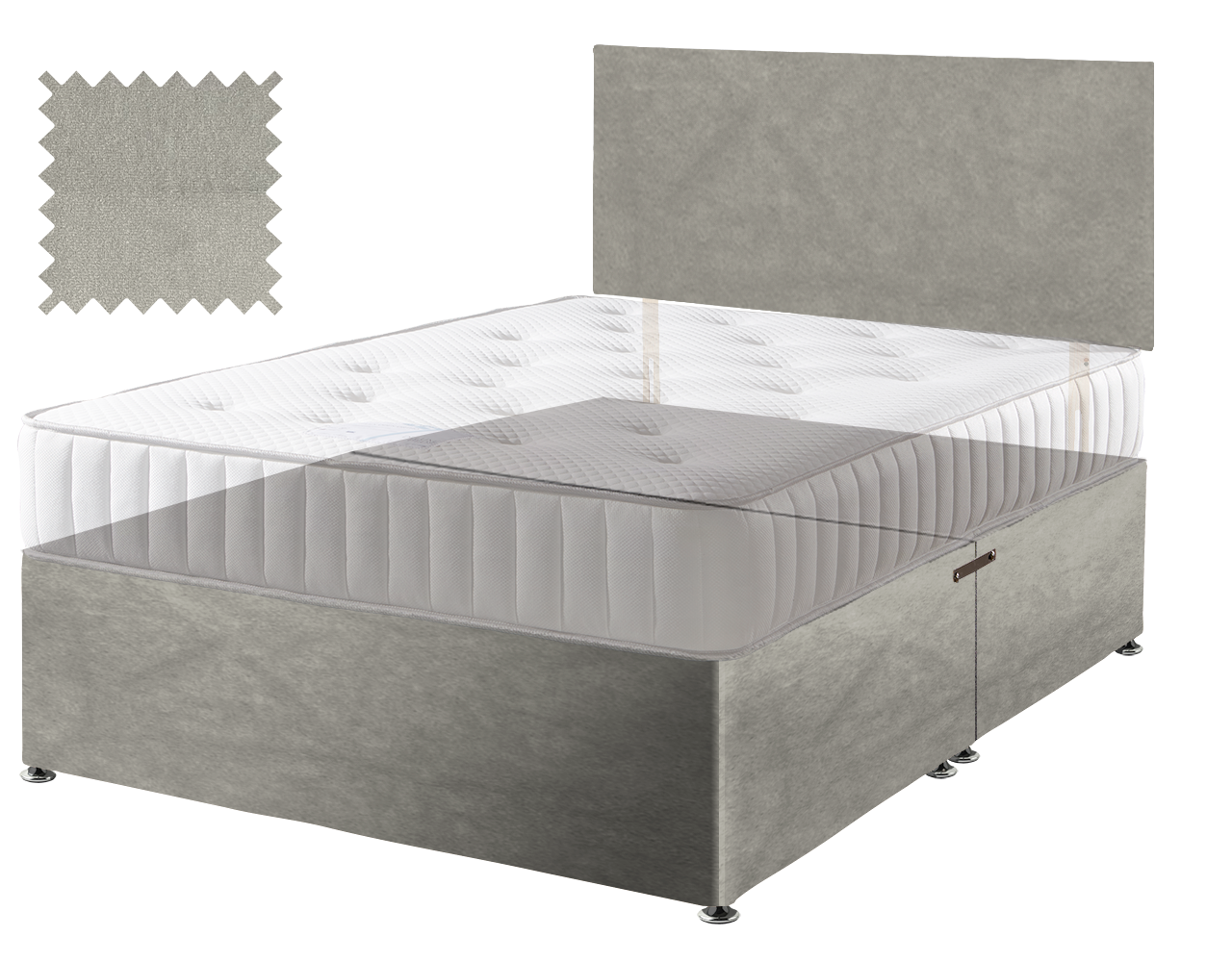 Premium Malia Silver Contract Divan