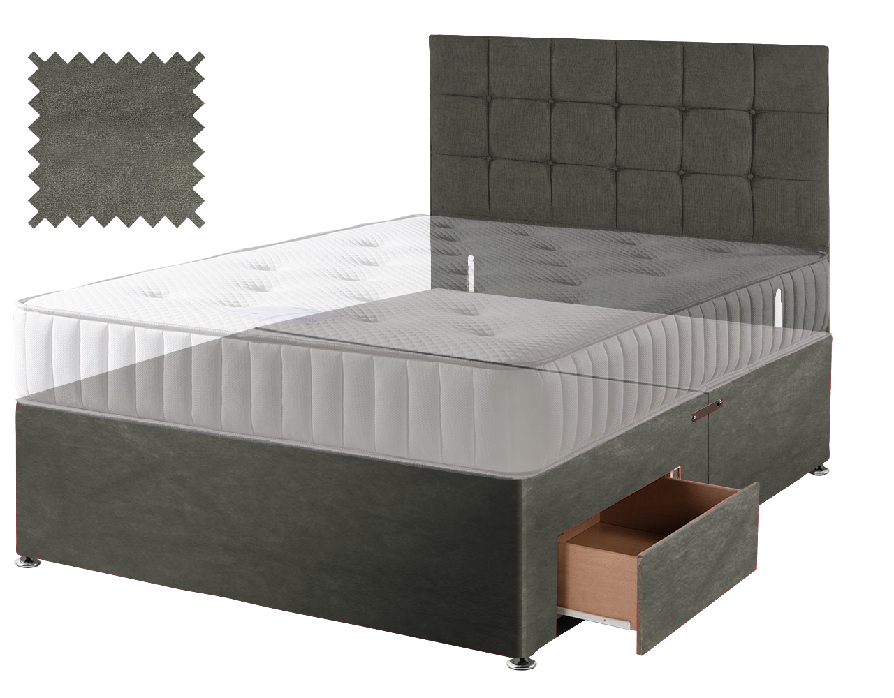 Premium Malia Slate Contract Divan