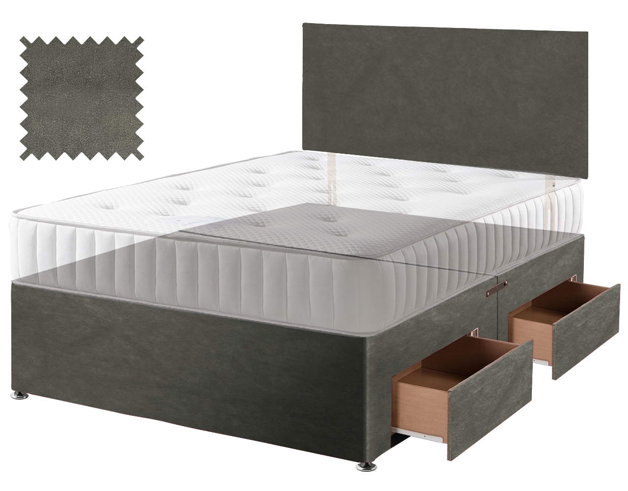 Premium Malia Slate Contract Divan