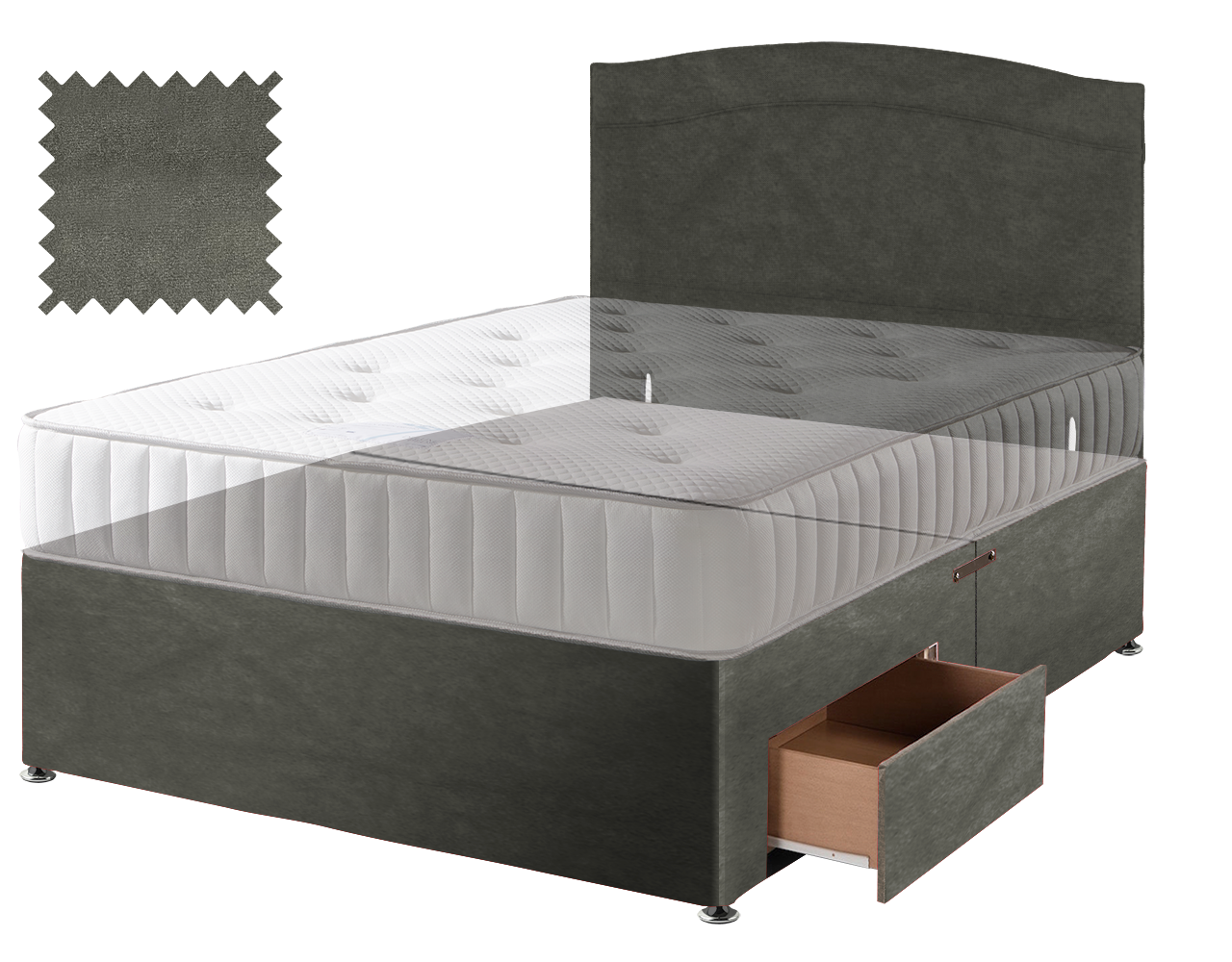Premium Malia Slate Contract Divan