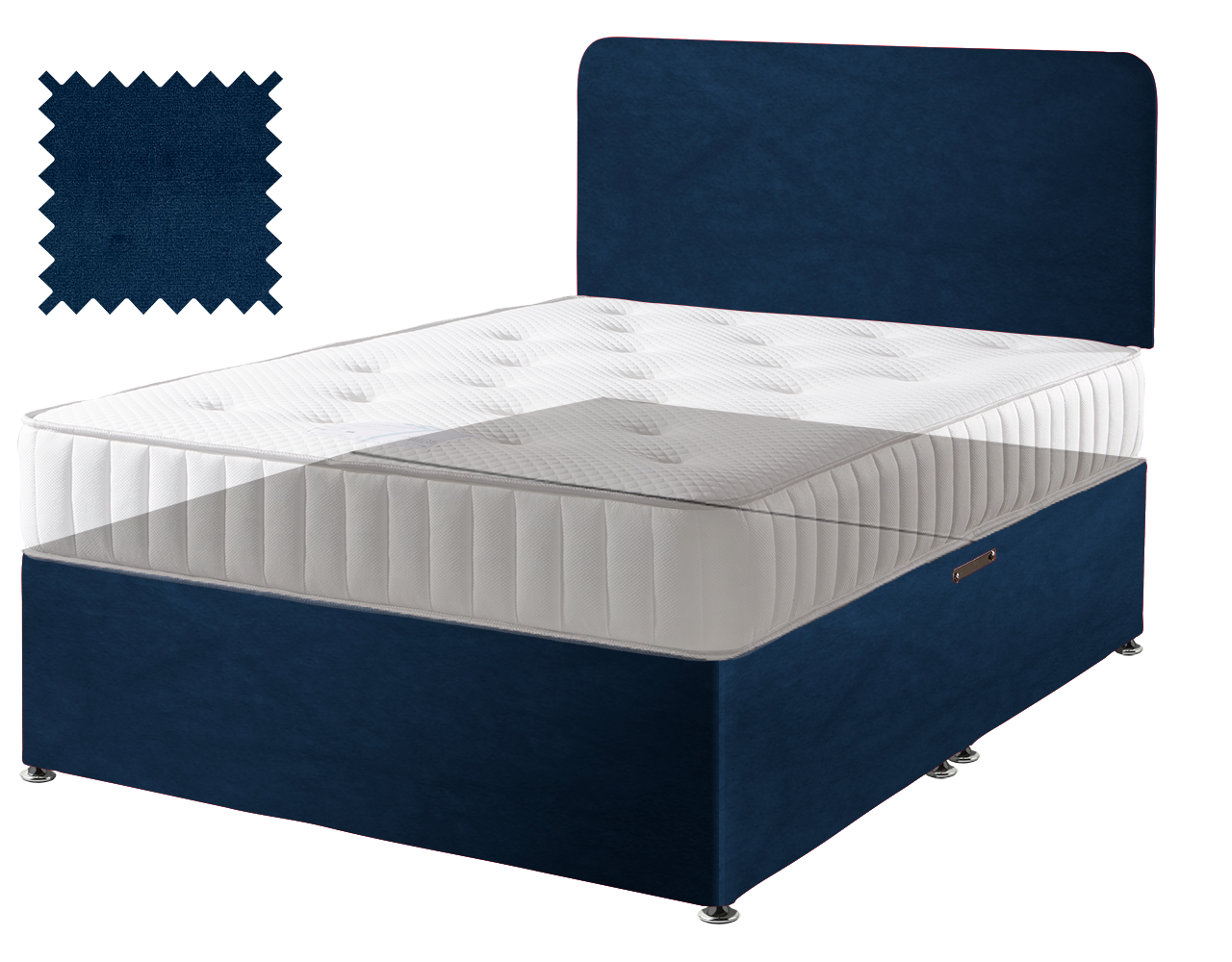 Premium Malia Blue Contract Divan
