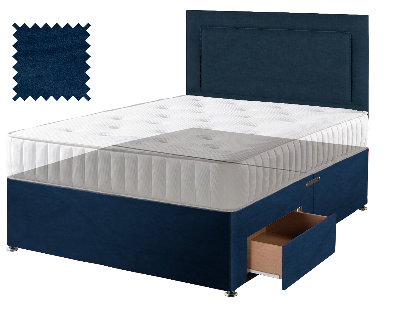Premium Malia Blue Contract Divan