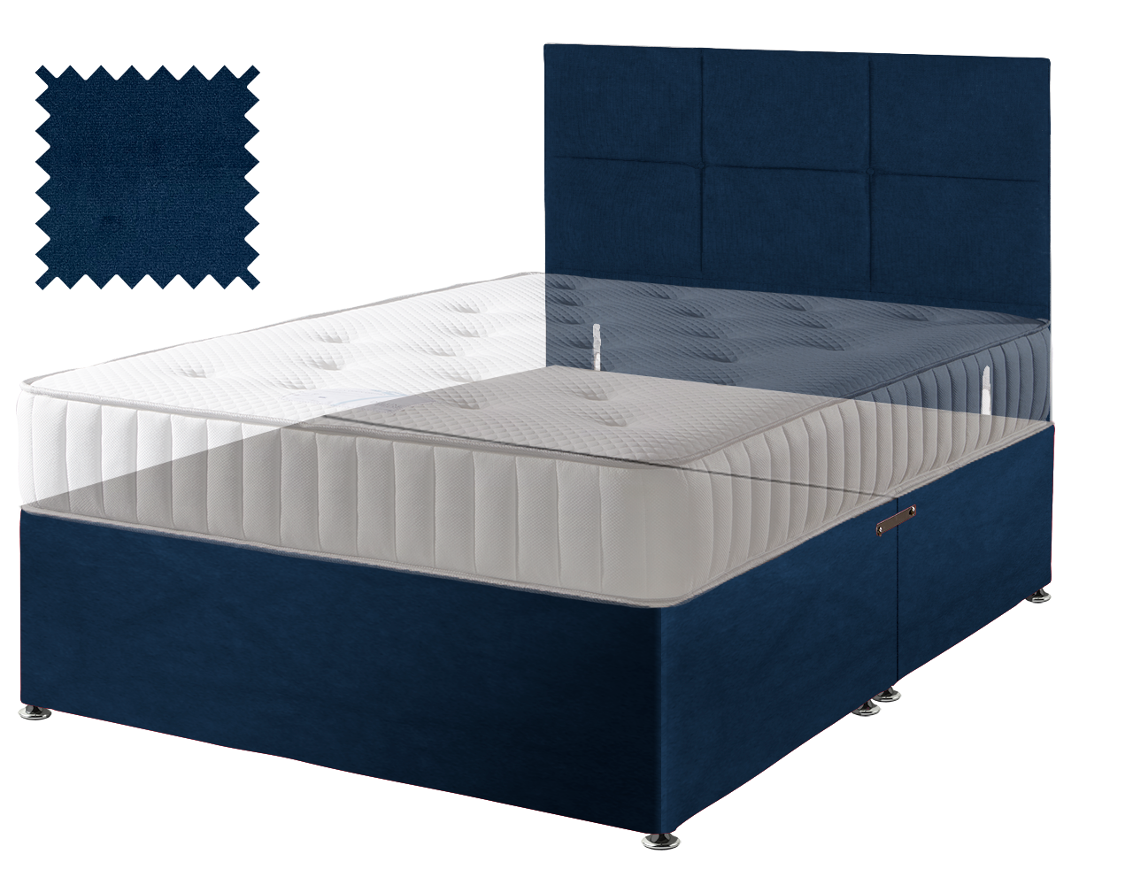 Premium Malia Blue Contract Divan