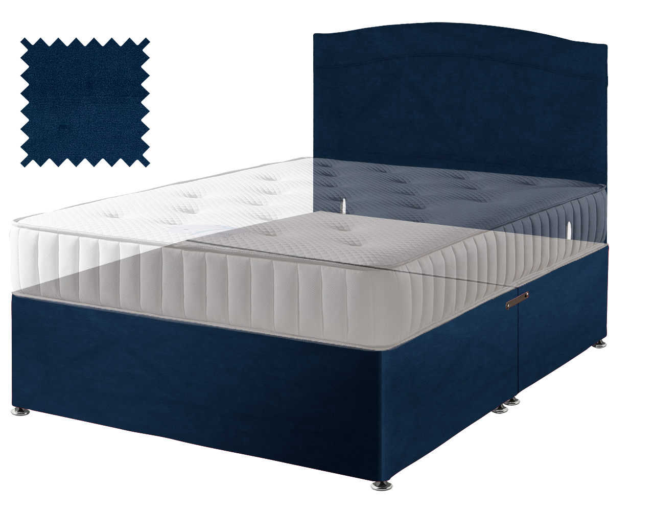 Premium Malia Blue Contract Divan