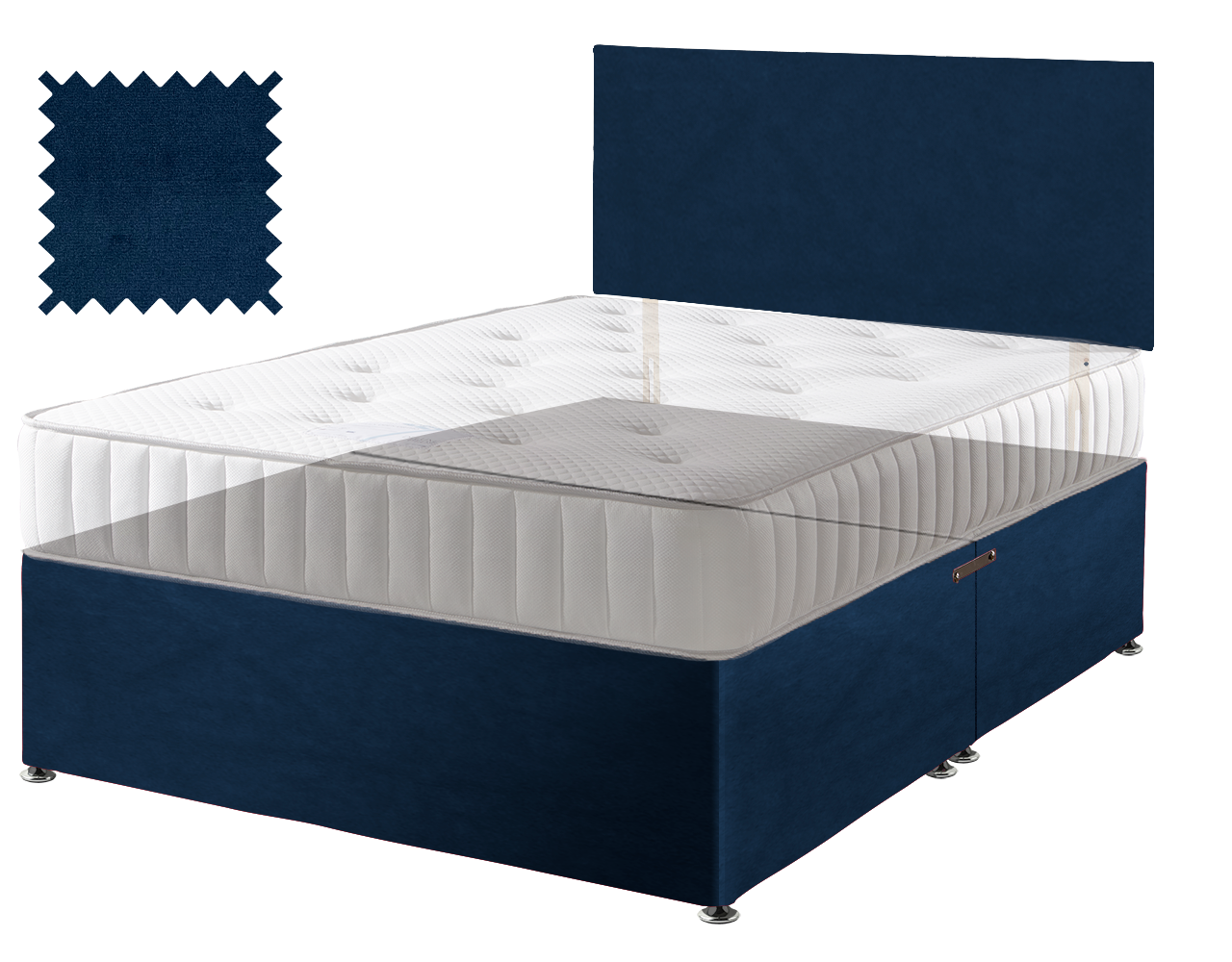 Premium Malia Blue Contract Divan