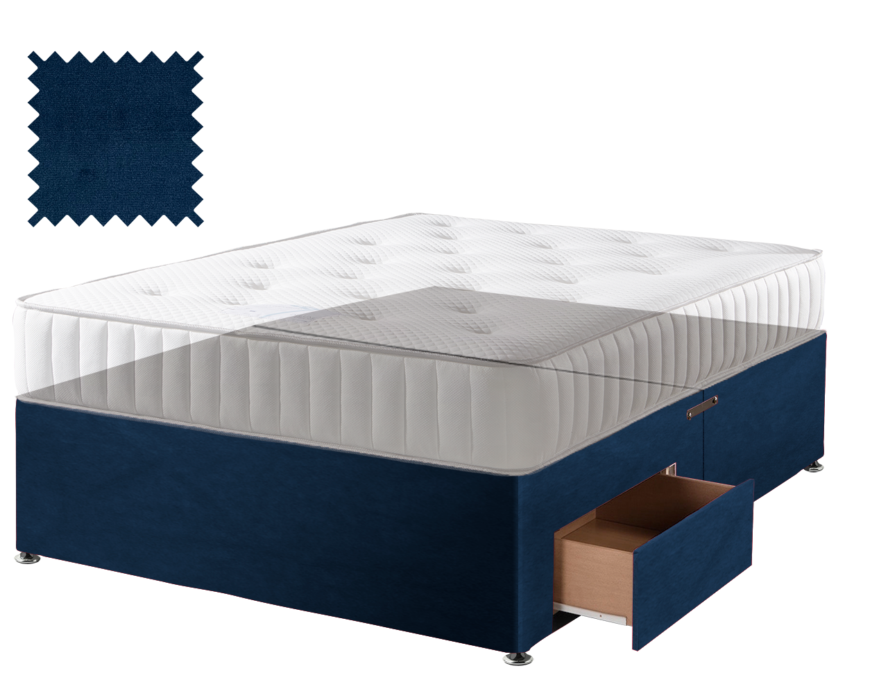 Premium Malia Blue Contract Divan