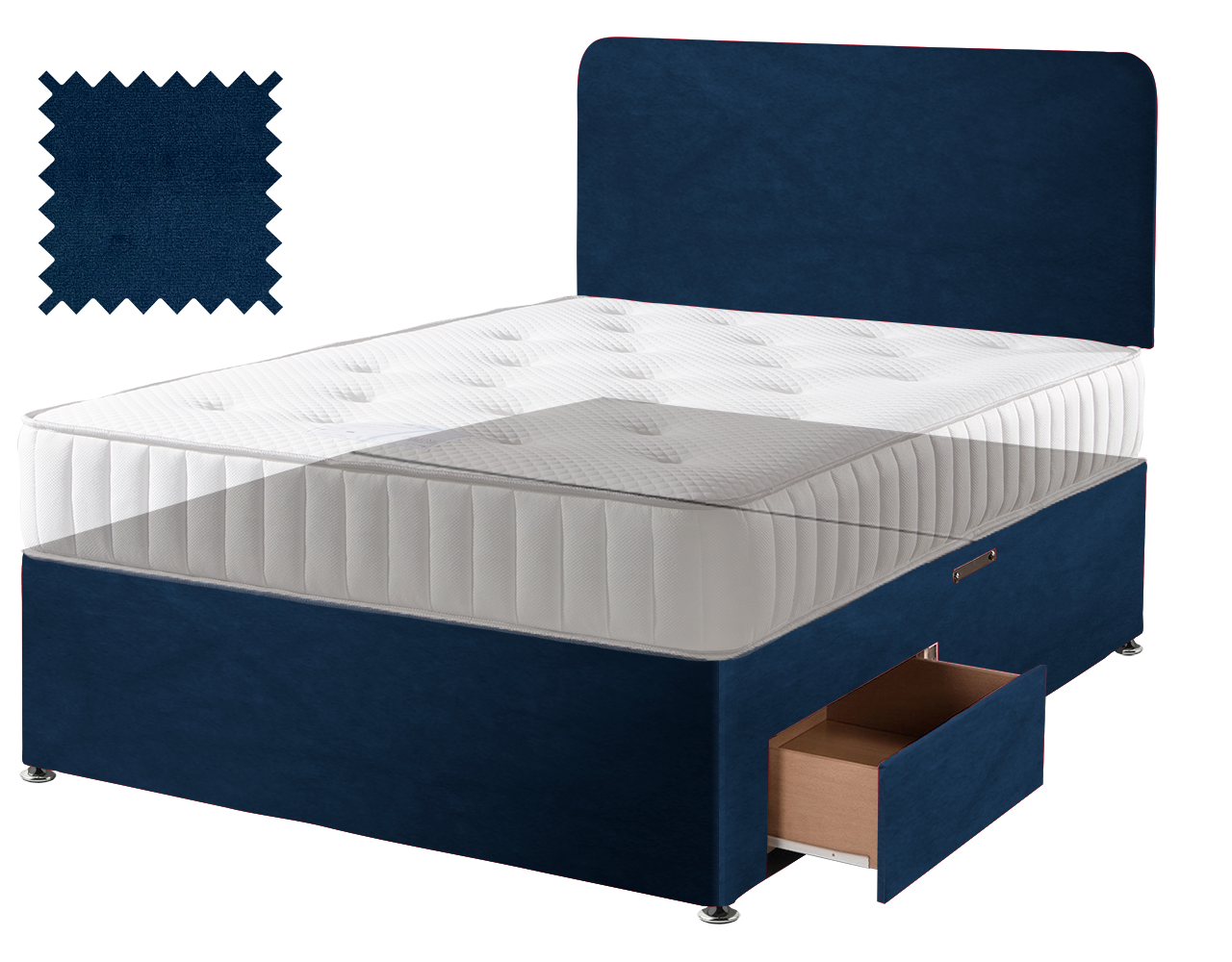 Premium Malia Blue Contract Divan