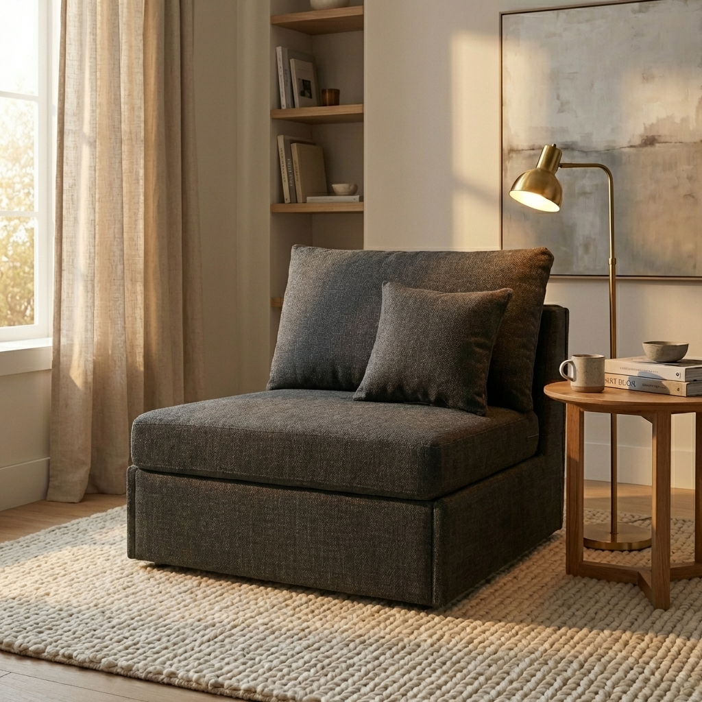 Worthing Armless 1 Seater Sofa Chair