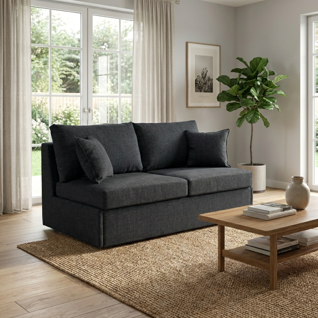 Worthing Armless Sofa Bed